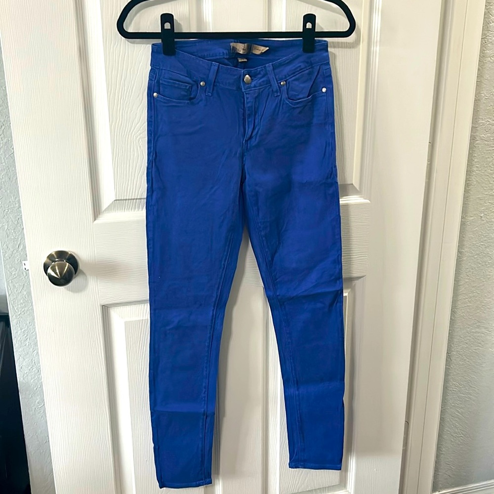 Cobalt Blue Paige Jeans